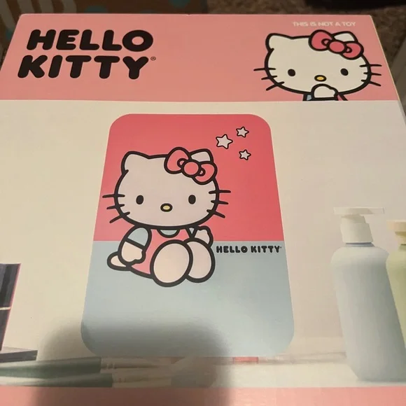 Hello Kitty Pink and White Mini Fridge